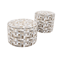 Set Pouf Round
